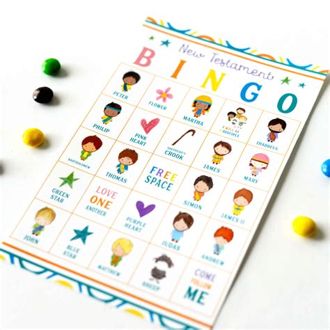 New Testament Bingo Printable Game Bible Game For Kids Ministering