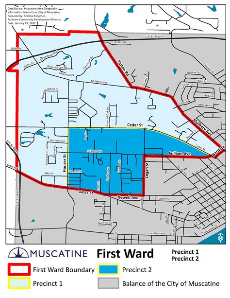 Muscatine Ward And Precinct Maps Muscatine Ia Official Website