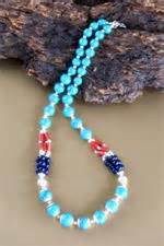 Turquoise Tribal Style Ethnic Necklace