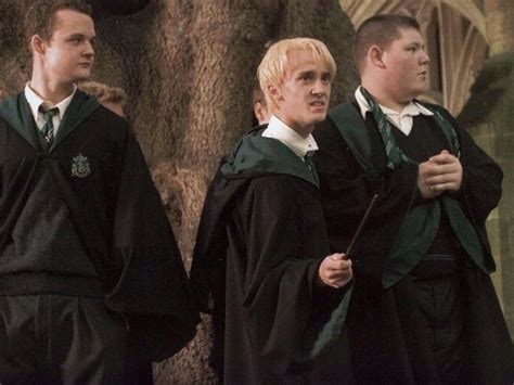 Draco Malfoy Gregory Goyle And Vincent Crabbe Goblet Of Fire Goyle Harry Potter Harry Potter