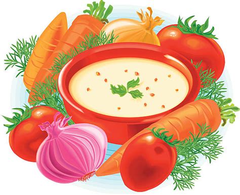 Vegetable Soup Illustrations Royalty Free Vector Graphics And Clip Art