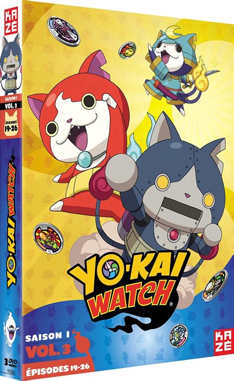 Coffret Yo Kai Watch Saison 1 Vol 3 épisodes 19 à 26 Fr Import