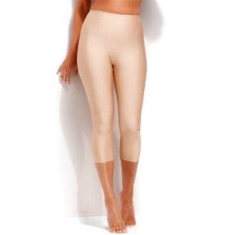Spanx Intimates Sleepwear Star Power By Spanx Skinny Britches Smoothing Capri Nude Tan
