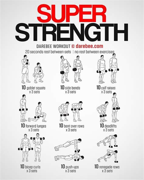 Darebee Workouts Full Body Workout Routine Chest Work