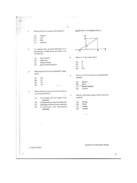 Physics Cxc Past Paper 1 2007 2011 Pdf