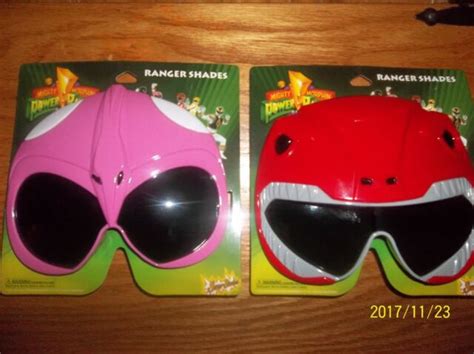 Power Ranger Sunglasses New Red And Pink Ebay