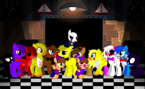 Five Nights At Freddys Mlp Version By Vanessaantisonaimy On Deviantart