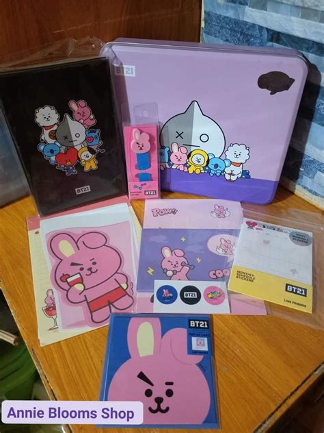Official Bt21 Stationary T Set Cooky Hobbies And Toys Stationary