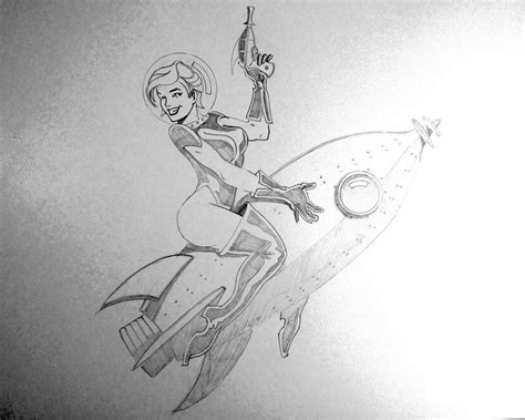 Rocket Girl Pencils By Jasonbeam On Deviantart
