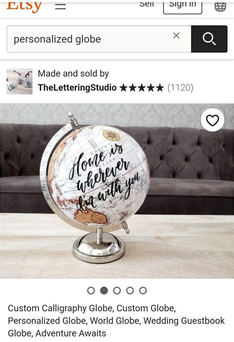 Custom Calligraphy Globe Custom Globe Personalized Globe | Etsy | Custom globe, Personalized 