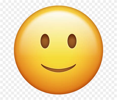 Download Slightly Smiling Emoji Icon Emojis Png Ios Surprised Emoji