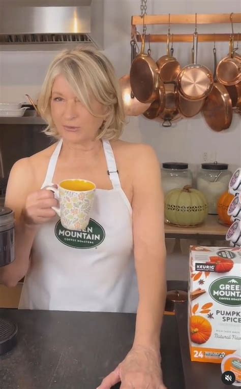 martha stewart 81 shocks fans as she goes topless under chef s apron in steamy new video the