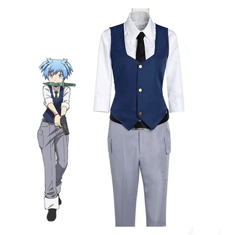 Anime Assassination Classroom Shiota Nagisa Cosplay Costume Uniform