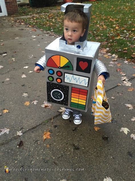 Best Robot Costume Ever Robot Halloween Costume Diy Costumes Kids