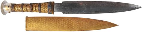 king tut s dagger made of extraterrestrial material biblical archaeology society