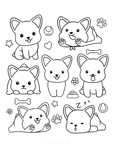 95 Dog Coloring Pages For Kids And Adults Free Printables