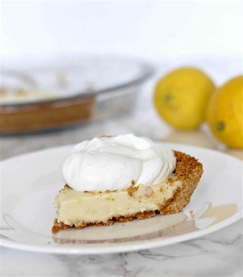Old Fashioned Lemon Icebox Pie Is Creamy And Zesty With Fresh Lemon