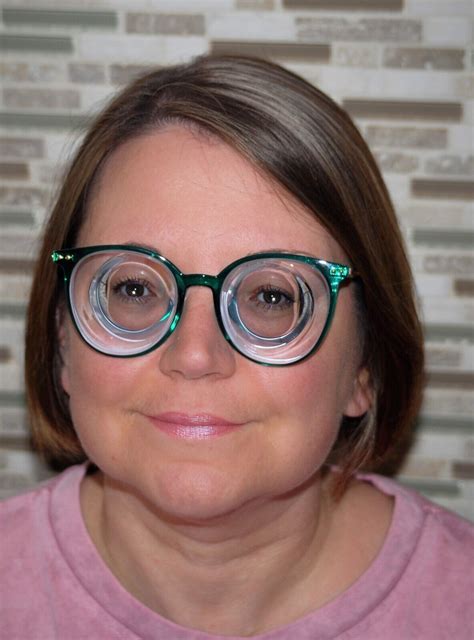 Ladylike Polished Oversize Blended Myodisc Glasses Myopia Myopia