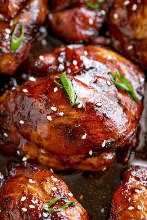 While mashed potatoes may not sound like the most healthy side dish for chicken, we can assure you this recipe is better than eating a basket of french fries. Honey Soy Baked Chicken Thighs - Cafe Delites