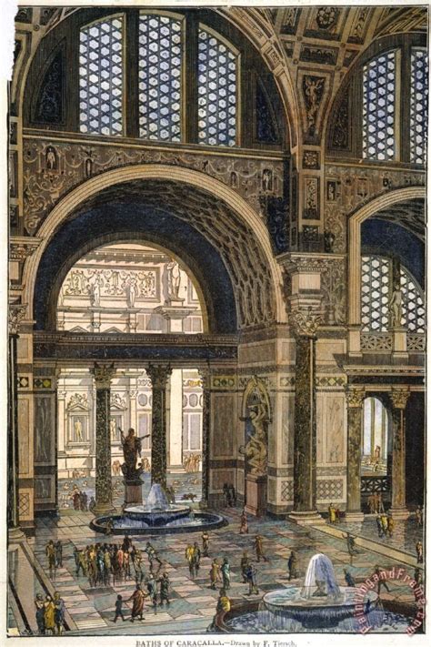 Others Baths Of Caracalla Rome Painting Baths Of Caracalla Rome
