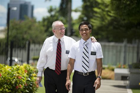 Elder Missionary With Senior Missionary