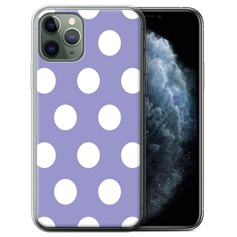 Stuff4 Gel Tpu Casecover For Apple Iphone 11 Prolight Purplepolka
