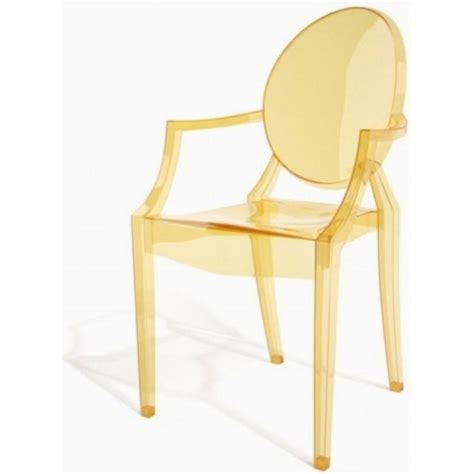 ( 4.4 ) out of 5 stars 37 ratings , based on 37 reviews current price $99.00 $ 99. Buy Transparent Yellow Gold Ghost Style Chair | Fusion ...