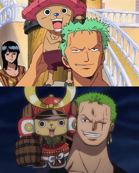 Two Anime Characters With Different Facial Expressions