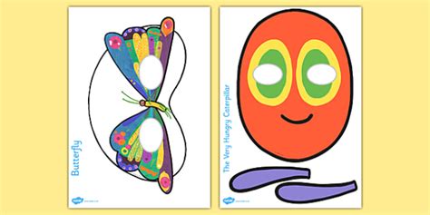 Lesson ideas, printables, bulletin boards, poems, and much more for your literature unit! Story Role Play Masks to Support Teaching on The Very Hungry