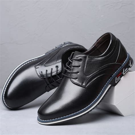 Mens Leather Soft Sole Leather Casual Shoes Cjdropshipping
