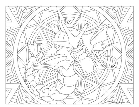 Cartoons coloring pages are a fun way for kids of all ages, adults to develop creativity, concentration, fine motor skills, and color recognition. #130 Gyarados Pokemon Coloring Page · Windingpathsart.com