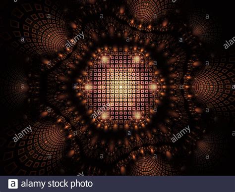 Download This Stock Image Layered Floral Star Woven Texture Fractal