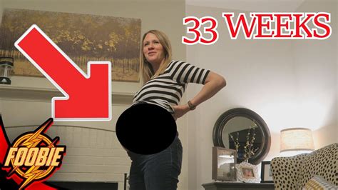 33 Week Baby Bump Update Youtube