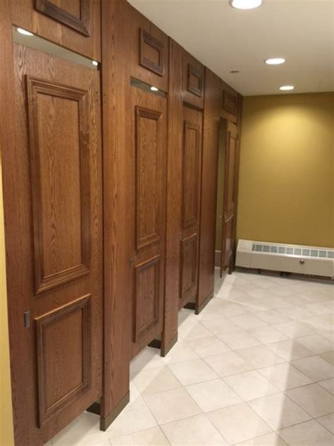 Bathroom Stall Doors Wood Bathroo Mairvent Cover