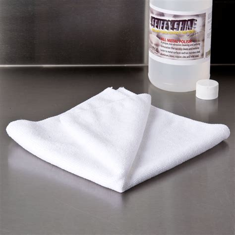 16 X 16 White Microfiber Cleaning Cloth