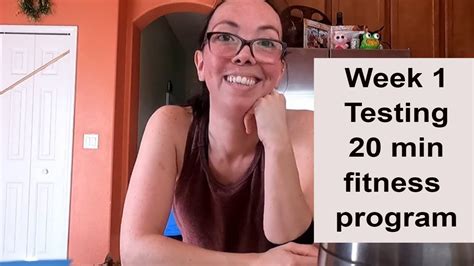 Week 1 Review Of 20 Minute Workout At Home Program Busy Moms Youtube