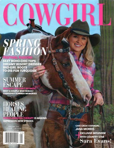 American West In Cowgirl Magazine April 2015 Country Stars Country