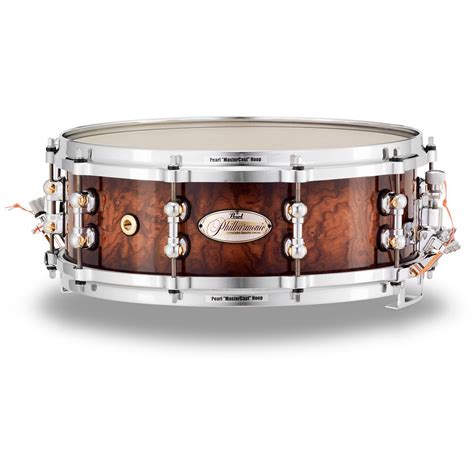 Pearl Limited Edition Philharmonic Bubinga Maple Snare Drum 14 X 5 In