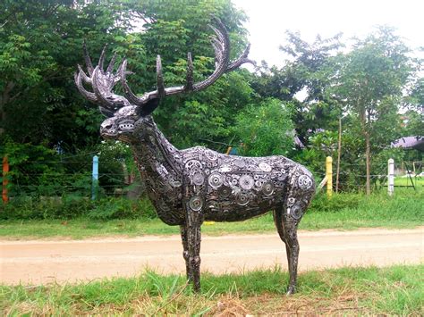 Custom Sculptures Made From Recycled Metal By Tom Samui