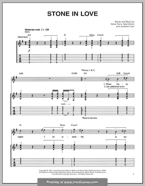 Recommended by the wall street journal. Stone in Love (Journey) by J. Cain, N. Schon, S. Perry on ...