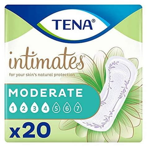 Tena Intimates Moderate Regular Incontinence Pad For Women 20 Count 6