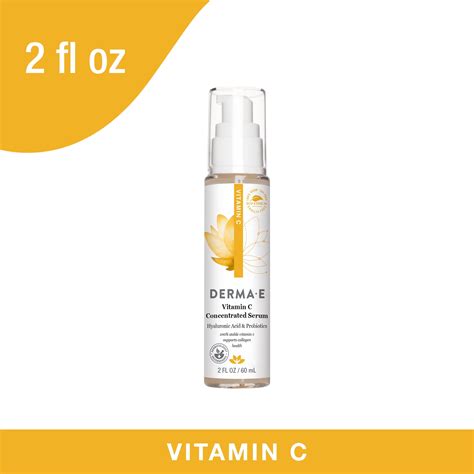 Derma E Vitamin C Serum For Face With Hyaluronic Acid Concentrated