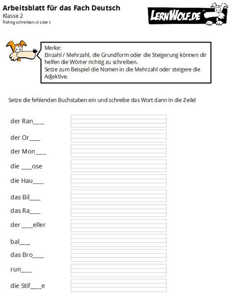 Analoge und digitale zeit zuordnen. Übungen Deutsch Klasse 2 kostenlos zum Download - lernwolf.de