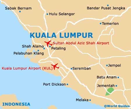 Kuala lumpur in malaysia is an attractive destination for holidays and weekend trips. Map of Kuala Lumpur Airport (KUL): Orientation and Maps ...