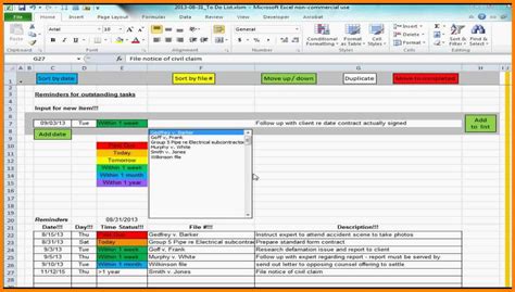Excel Spreadsheet Task List Template Db Excel Com Vrogue
