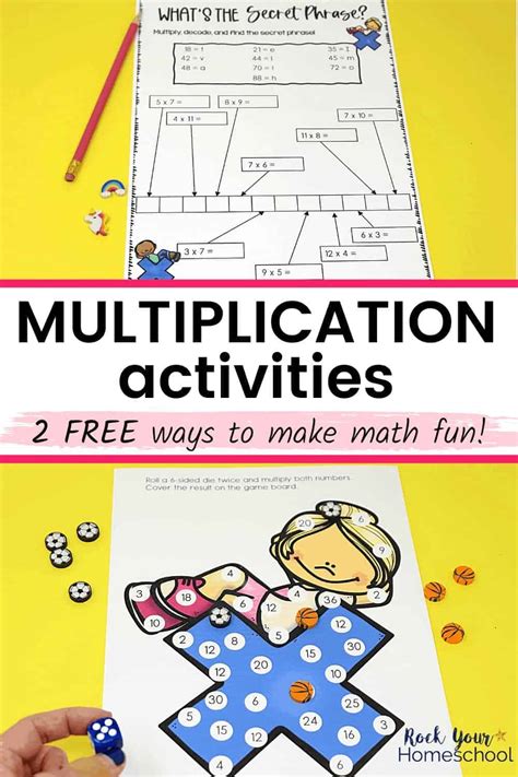 2 Free And Fun Multiplication Activities For Kids Rock Your Homeschool