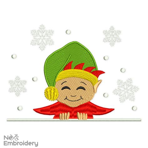 Christmas Elf Embroidery Designs Nextembroidery