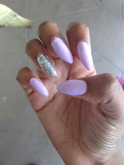 Pinkish Lavender Stiletto Nails Fashion Nails Stylish Nails Nails