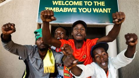 Zimbabwe Court Upholds President Mnangagwas Election Win Bbc News