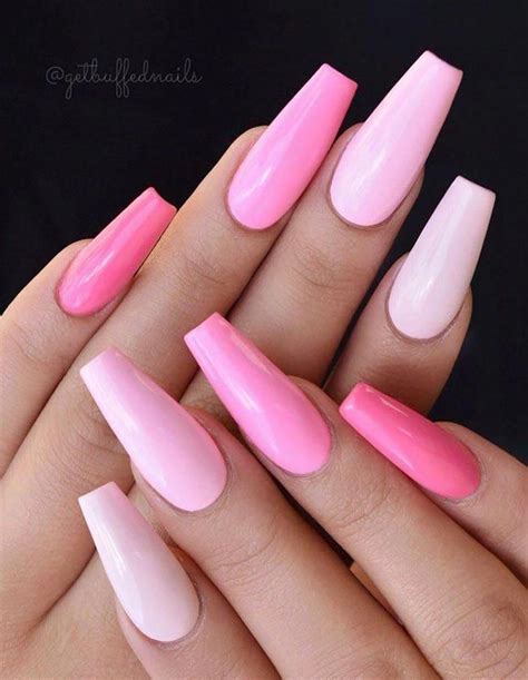 Different Shades Of Pink Nails Kylie Jenner Copy Kylie Jenners New